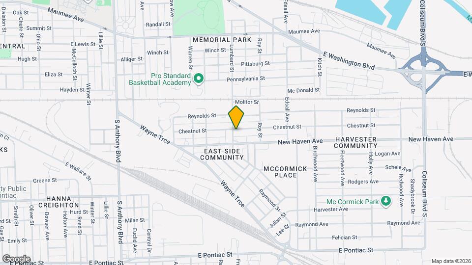 1809 Lumbard St Map and Location Details