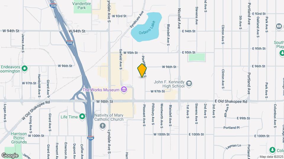 9650 Pleasant Ave S Map and Location Details