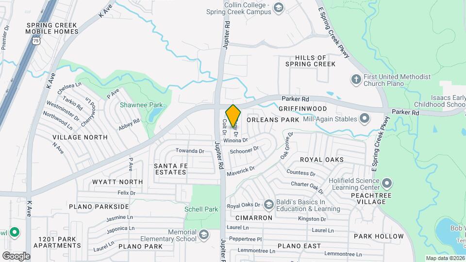 3309 Pony Dr Map and Location Details