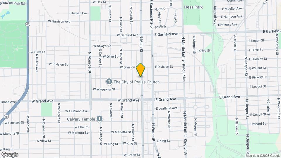 1527 N Main St Map and Location Details