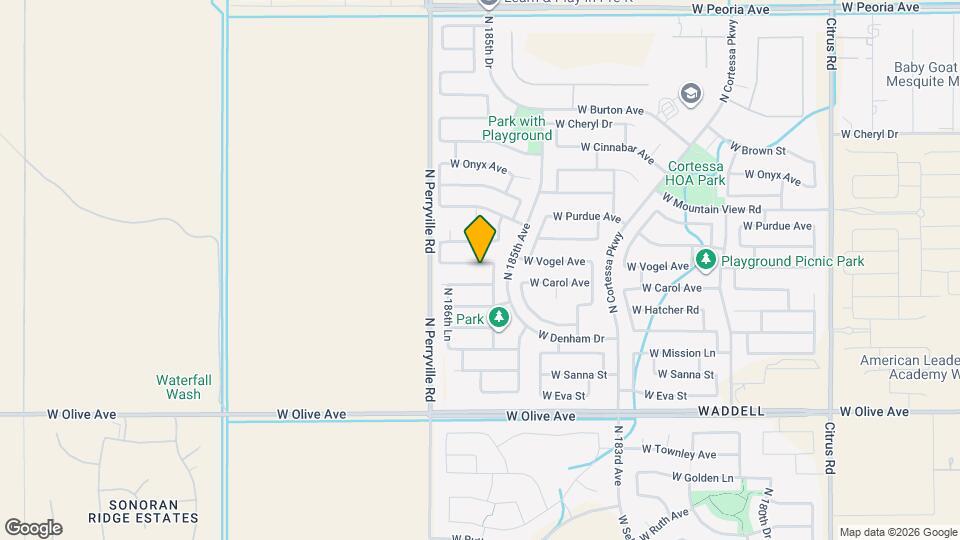 18545 W Vogel Ave Map and Location Details