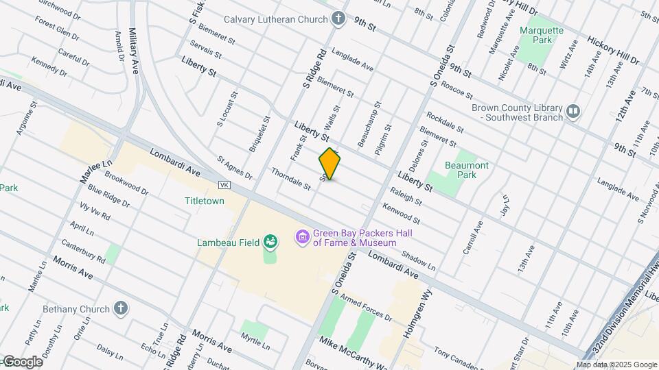 1221 Kenwood St Mapa y Detalles de la Ubicación