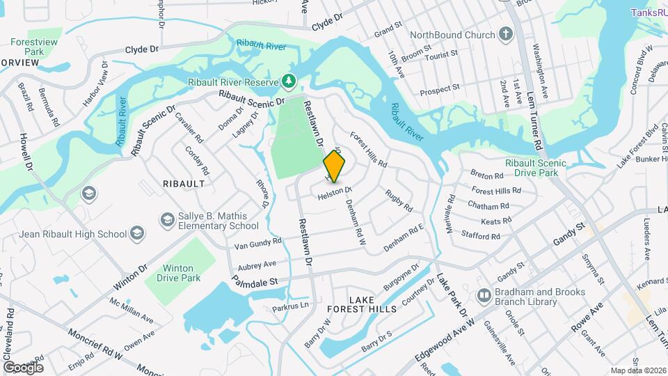 7977 Helston Dr Map and Location Details