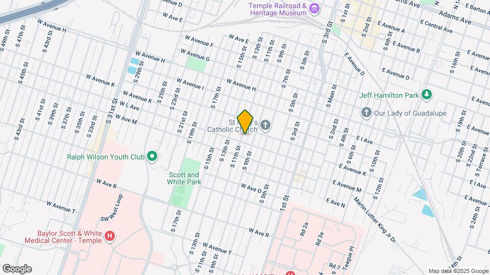 1115 S 11th St Map and Location Details