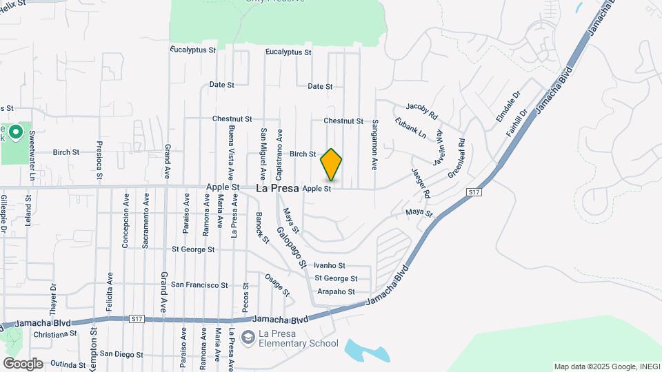 1005 La Mesa Ave Map and Location Details