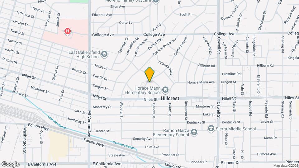 1625 Camino Sierra Map and Location Details