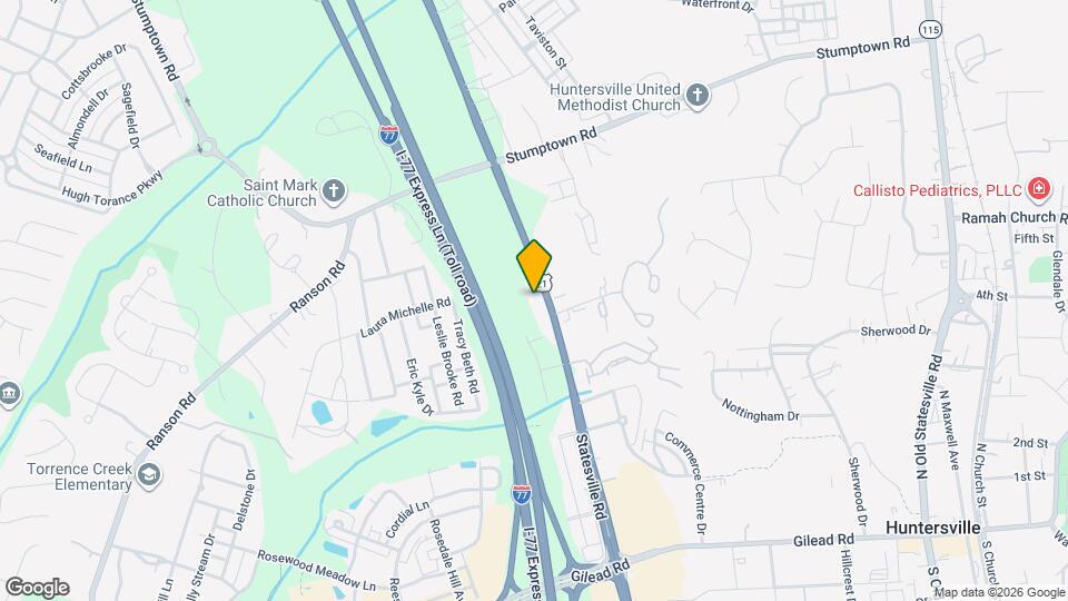 14801 Statesville Rd Map and Location Details