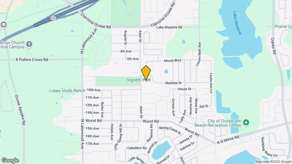 Ocoee Garden Villas Mapa y Detalles de la Ubicación
