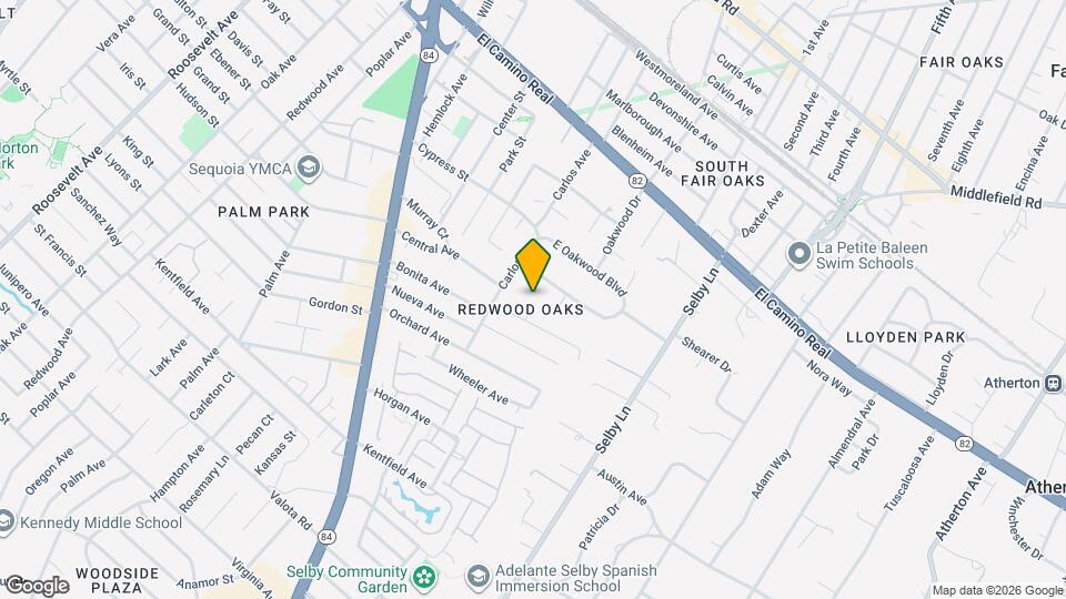 265 Roble Ave Map and Location Details