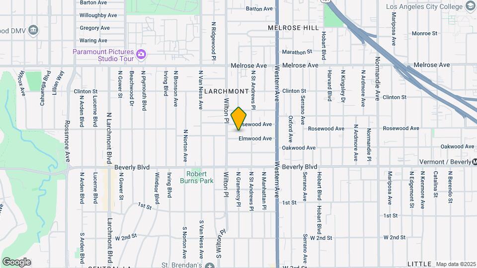 4833 Elmwood Ave Map and Location Details