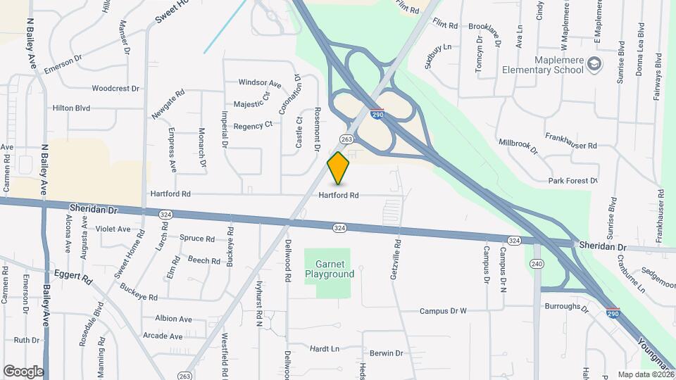 316 Hartford Rd Map and Location Details