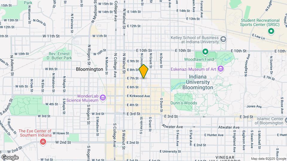 302 E 7th St Map and Location Details