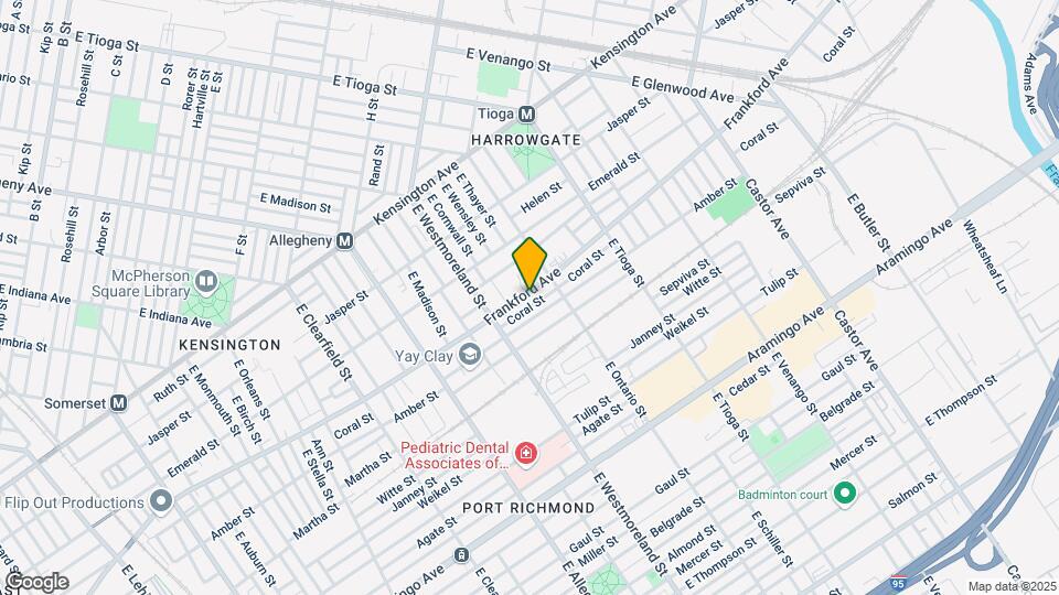 3349 Frankford Ave Map and Location Details