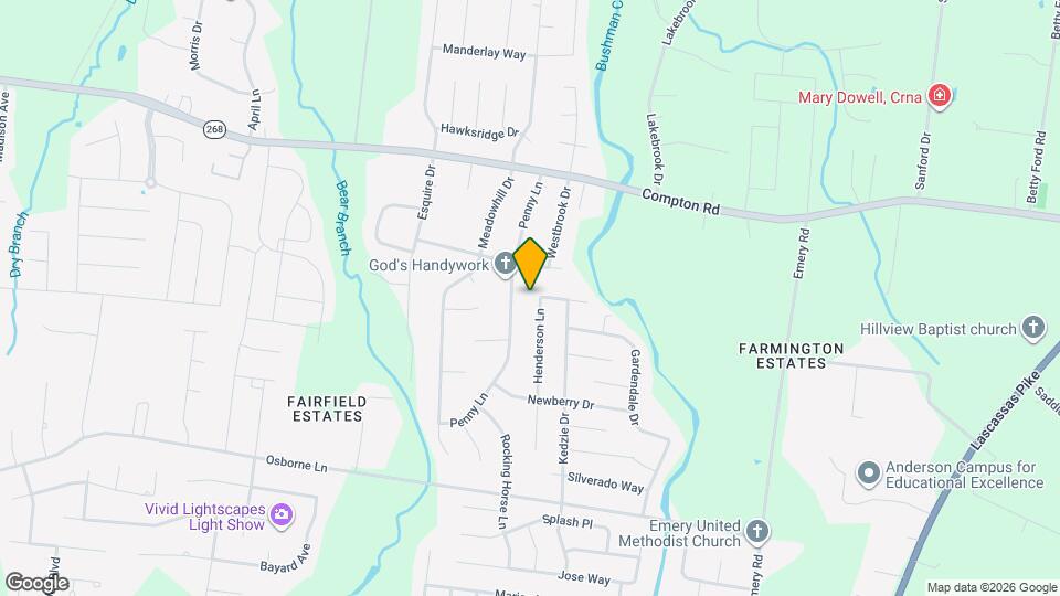 1103 Jerico Rd Mapa y Detalles de la Ubicación