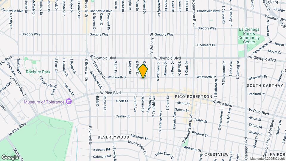 1113 S Oakhurst Dr Map and Location Details
