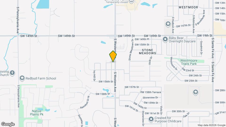 15404 Acacia Rd Map and Location Details