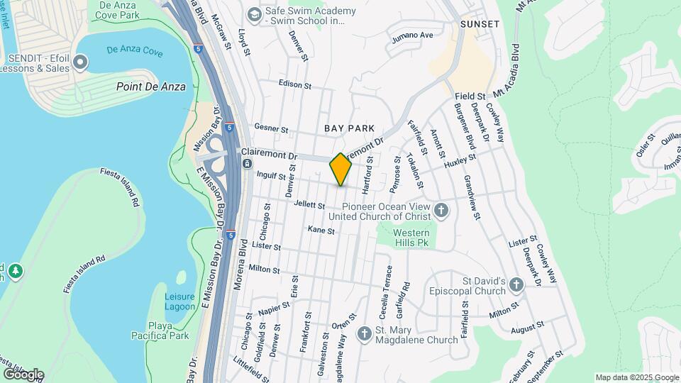 2548 Galveston St Map and Location Details