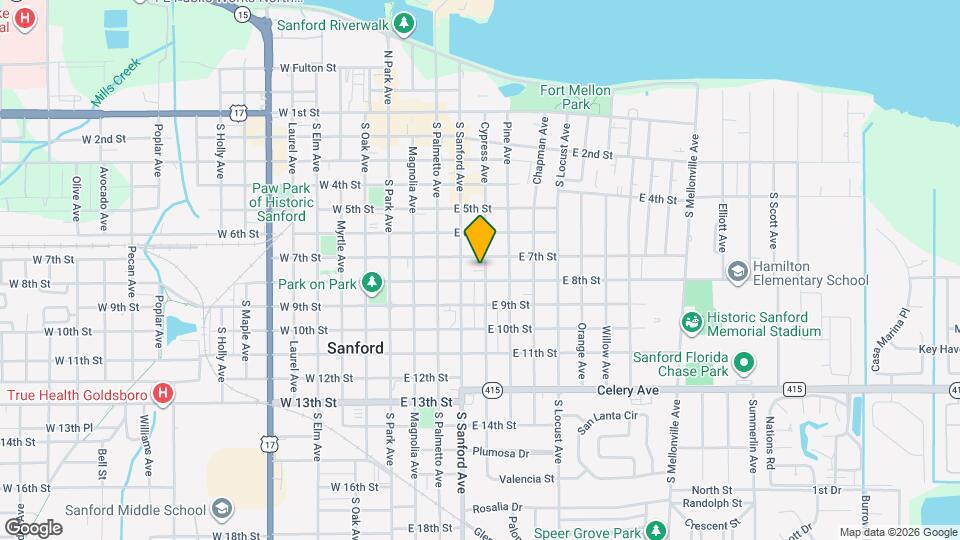 710 Cypress Ave Map and Location Details