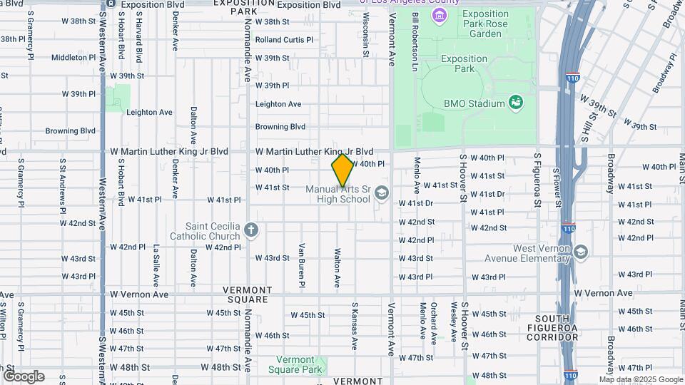 1106 W 41st St Map and Location Details