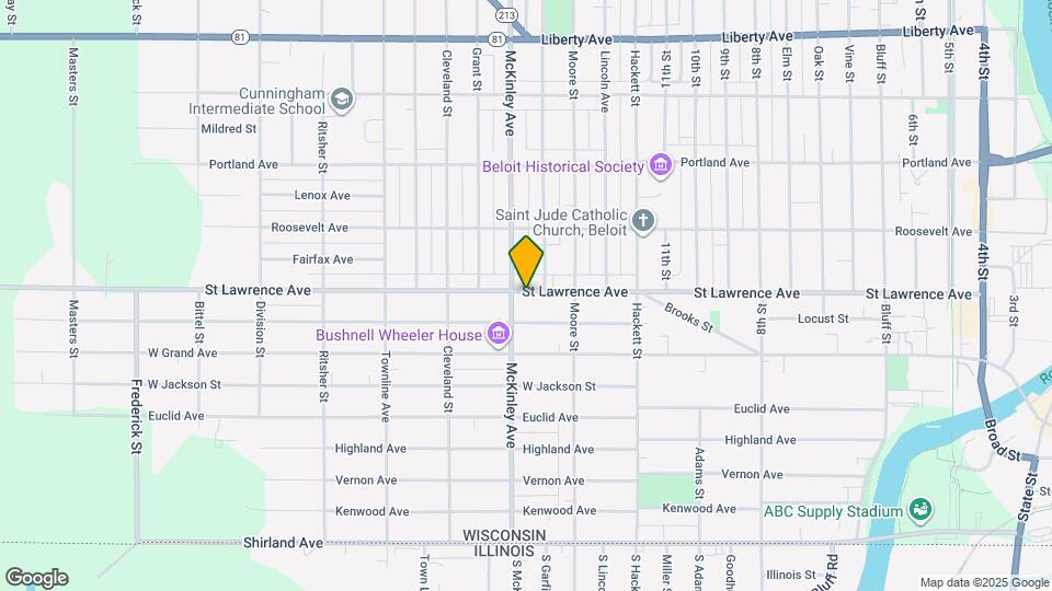 1416 St Lawrence Ave Map and Location Details