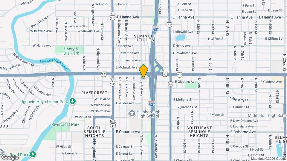5301 N Central Ave Map and Location Details