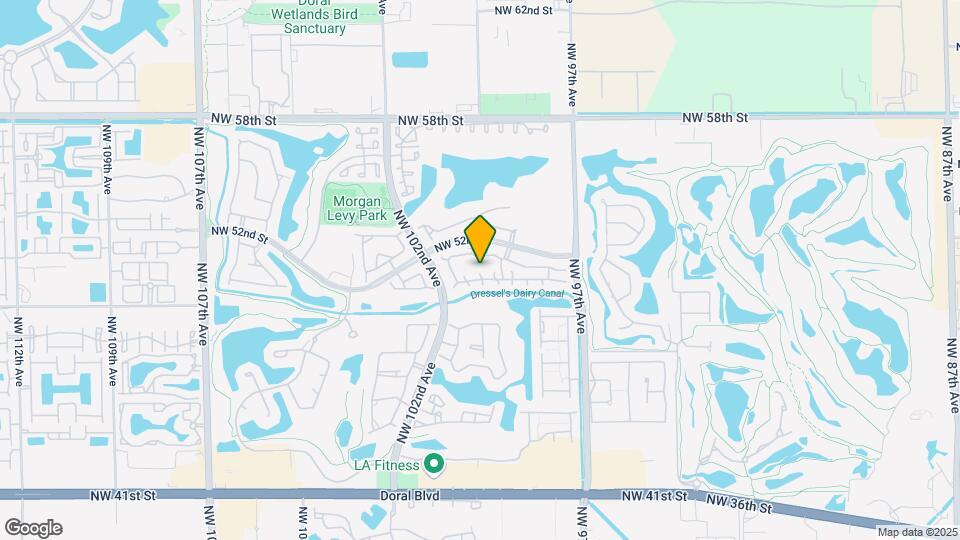 9995 NW 51st Terrace Map and Location Details