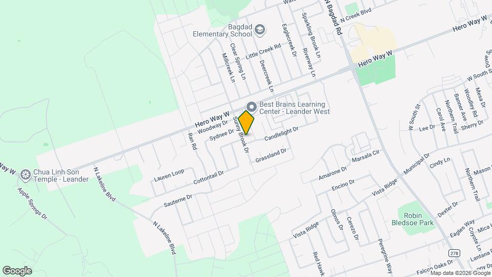 302 Sunny Brook Dr Map and Location Details