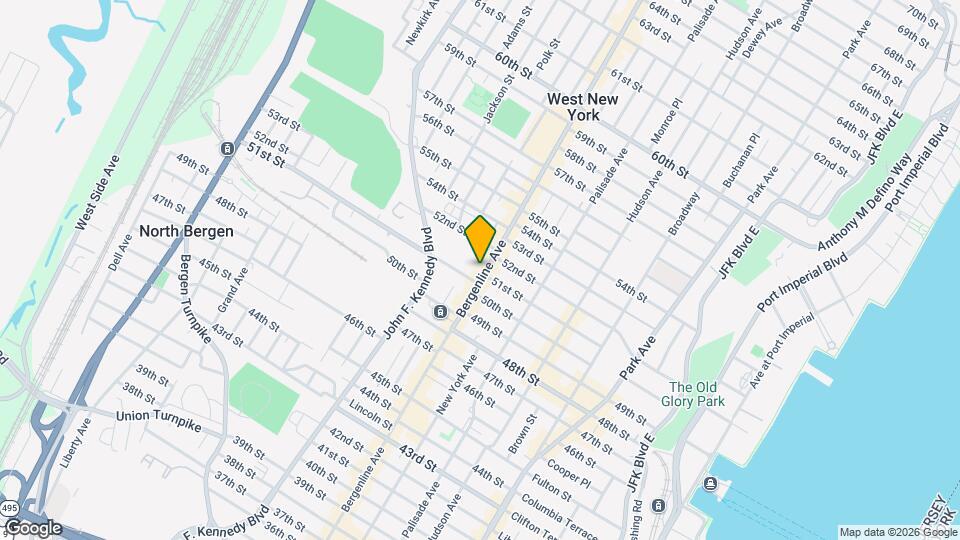 5113 Bergenline Ave Mapa y Detalles de la Ubicación