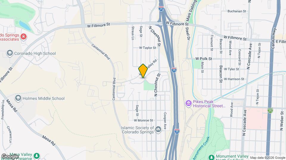 Foothills West Apartments Map and Location Details