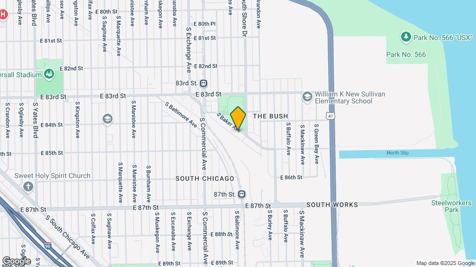 8368 S Baker Ave Mapa y Detalles de la Ubicación