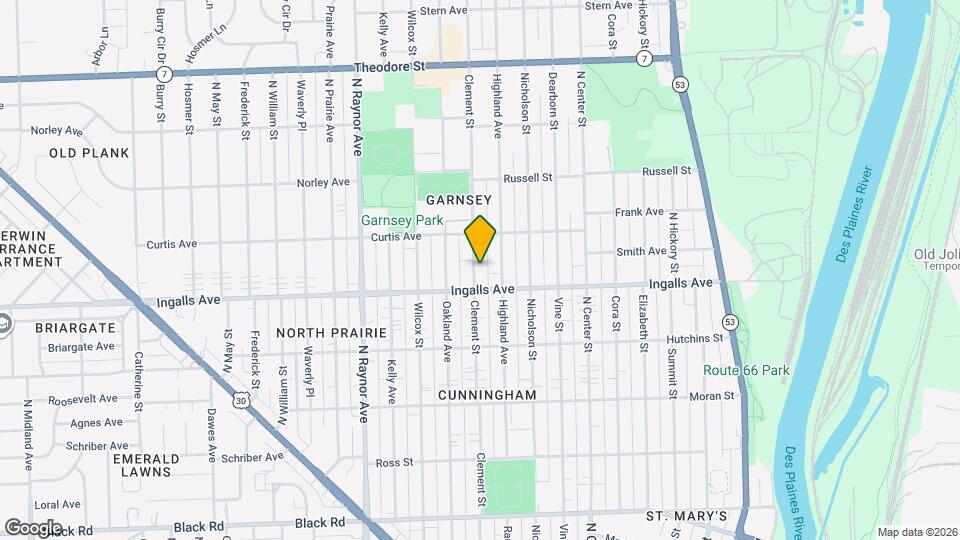 1206 Clement St Mapa y Detalles de la Ubicación