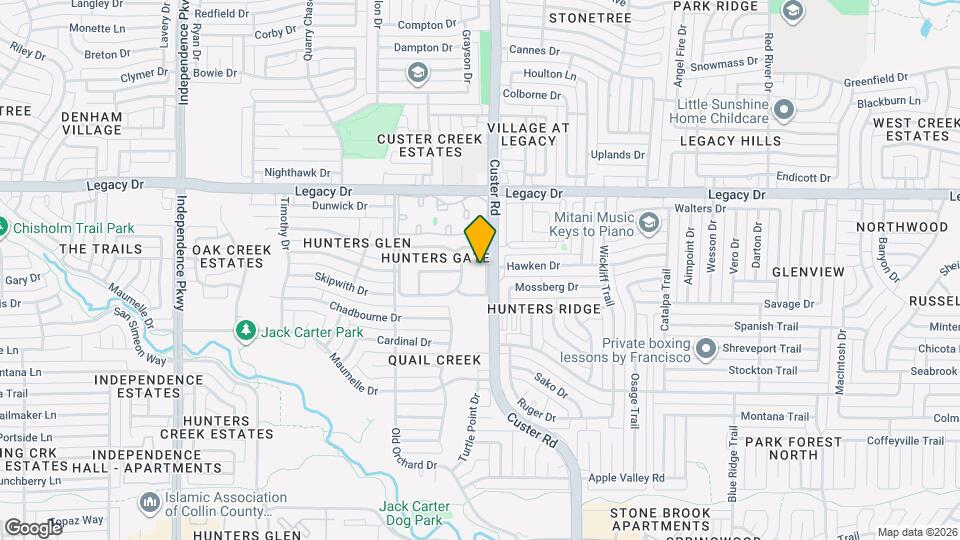 6801 Carrington Dr Mapa y Detalles de la Ubicación