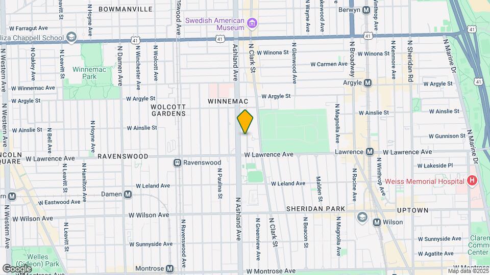 4841-4843 N Ashland Ave Map and Location Details