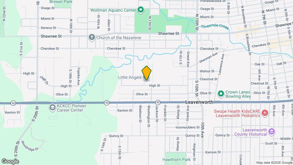 619 S 13th St Map and Location Details