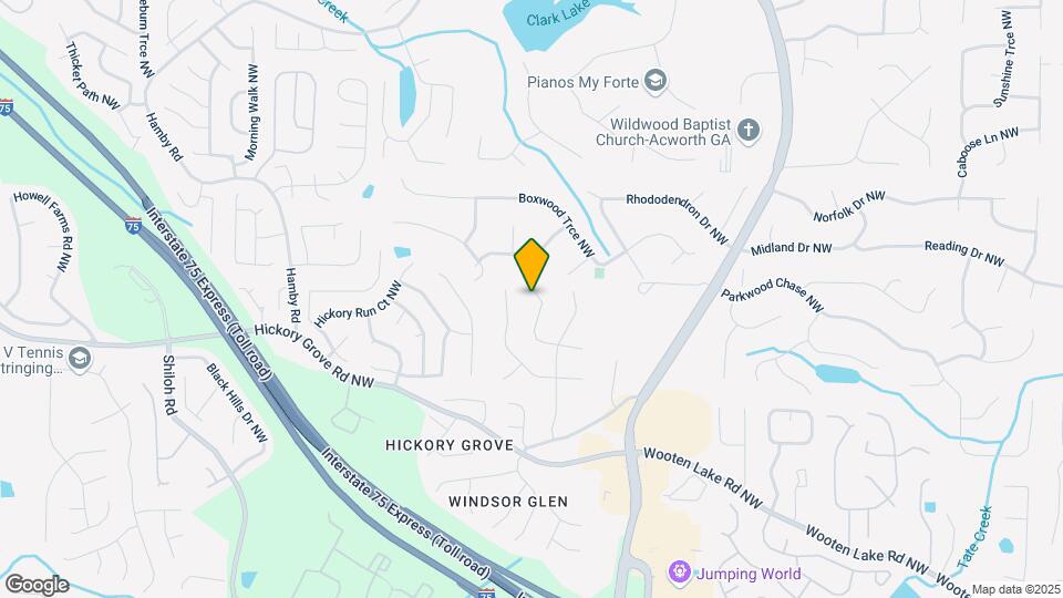 1749 Hickory Grove Way NW, Unit 1749 Mapa y Detalles de la Ubicación
