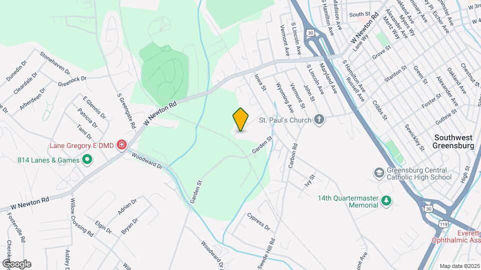 1020 Grove St Map and Location Details