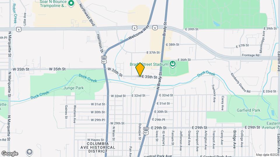 127 E 35th St Mapa y Detalles de la Ubicación