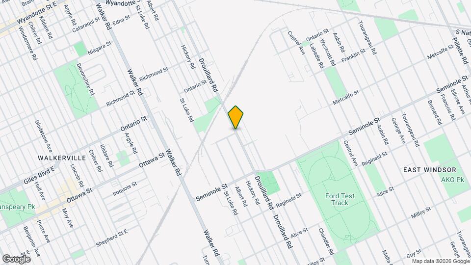1623-25 Drouillard Rd Map and Location Details