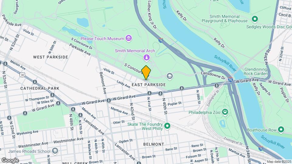 4100 Parkside Ave-Unit -3F Map and Location Details