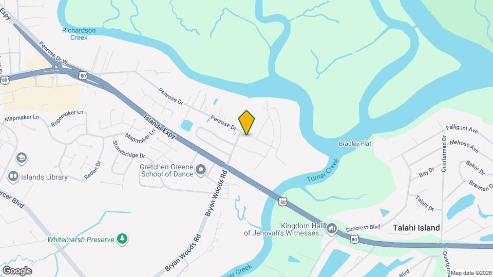 208 Penrose Dr Map and Location Details