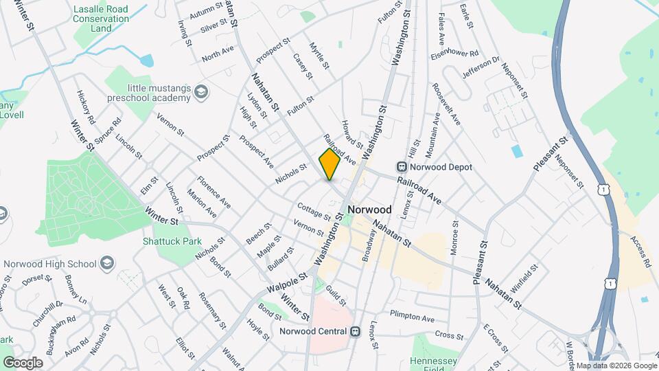 234 Nahatan St Map and Location Details