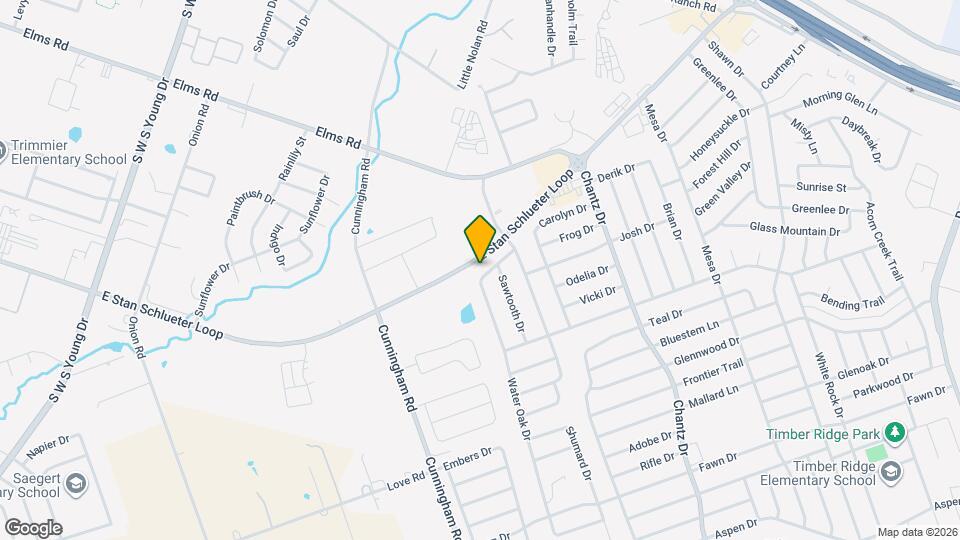 3713 Water Oak Dr Map and Location Details