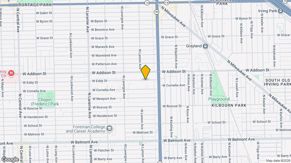 4849 W Eddy St Map and Location Details