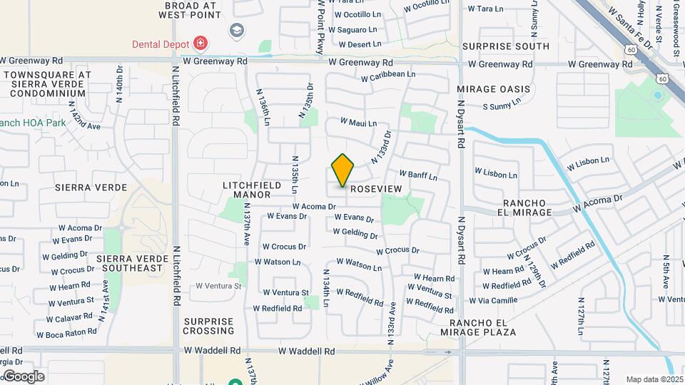 13404 W Lisbon Ln Map and Location Details