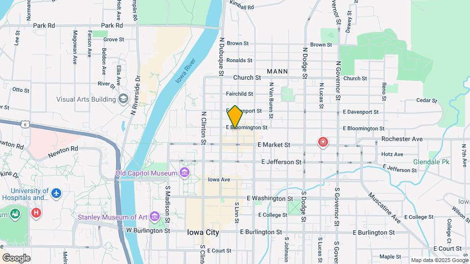 239 N Linn St Map and Location Details