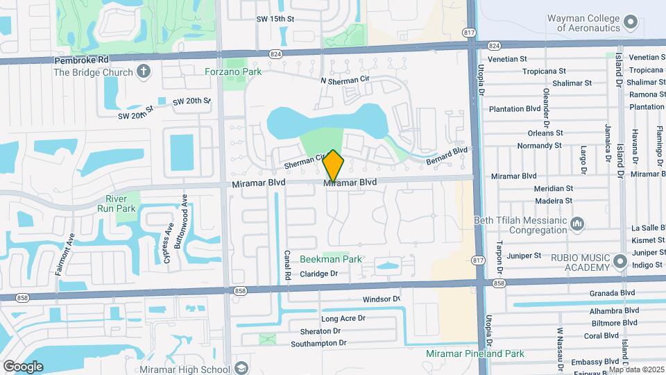 8531 SW 25th Ct Map and Location Details