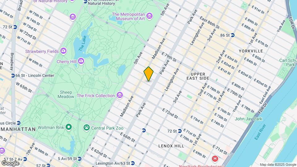 49 E 74th St Map and Location Details