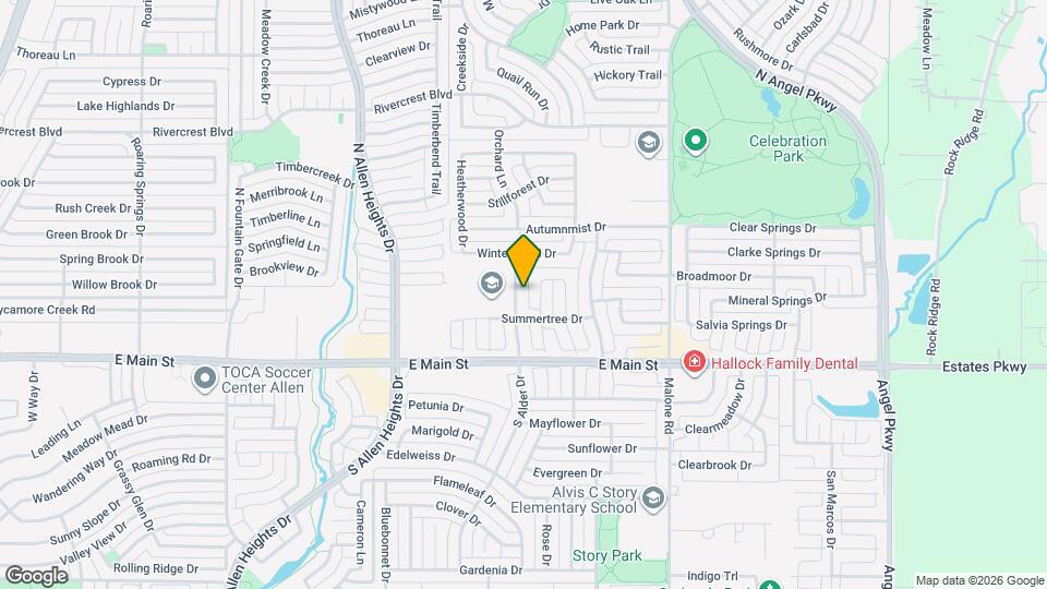 206 N Alder Dr Map and Location Details