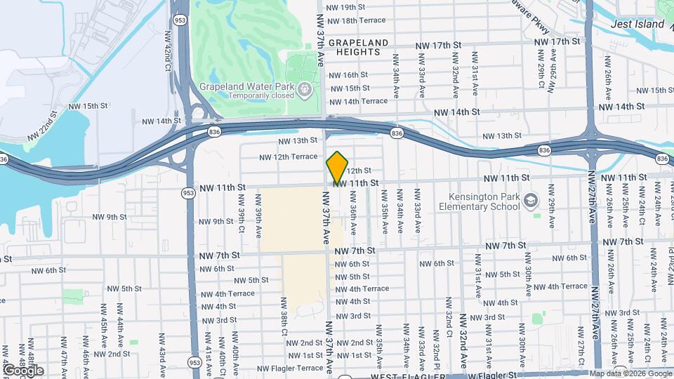 1020 NW 36th Ct, Unit A1 Map and Location Details