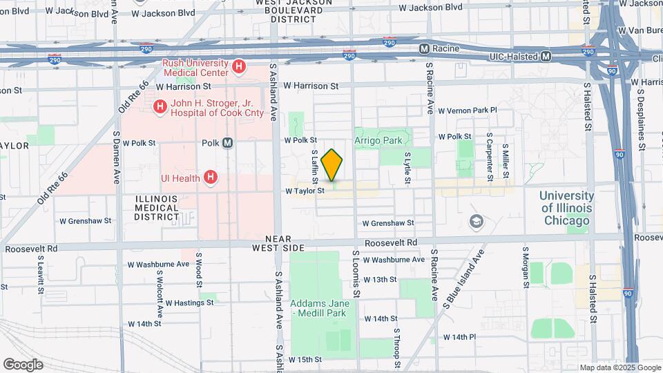 1436 W TAYLOR St Mapa y Detalles de la Ubicación